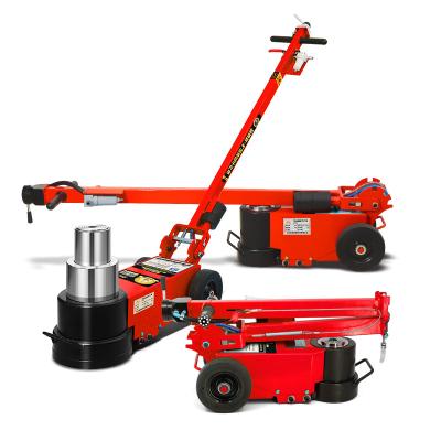 China Car Jack Heavy Duty Truck Bus Repair 120T Pneumatic Air Hydraulic Floor Jack for sale