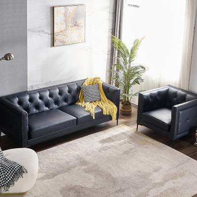 China Modern Solid Wood Home Sofa Set Genuine Leather Frame Leather Sofa Set Leather Living Room Sofa for sale