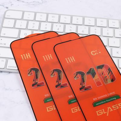 China Anti-broken New board 21D glass For TECNO for SAMSUNG for Itel for Iphone  21D Tempered Glass screen protector for sale