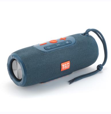 China Wireless New TG341 TWS Subwoofer Fabric Wireless Bluetooth Speaker Outdoor Waterproof 10W 1500mAh Portable Speakers TF Card FM Radio for sale