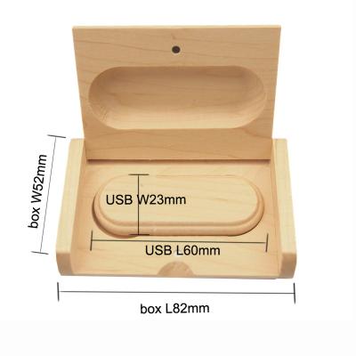 China Fast Speed Data Saving usb flash pen drive usb2.0 Wooden usb with Box 4GB 8GB 16GB 32GB Memory Stick free custom LOGO U disk for wedding Gift for sale