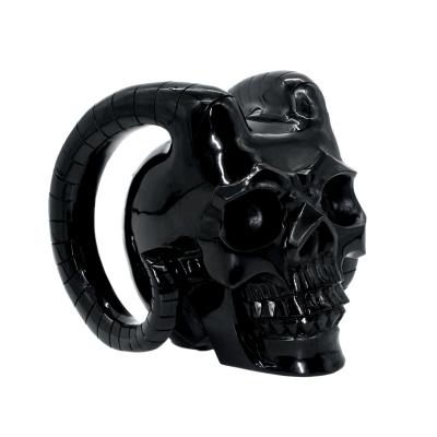 China Wholesale Natural China Crystal Skulls Obsidian Skulls Art Sculpture Claw For Crafts for sale