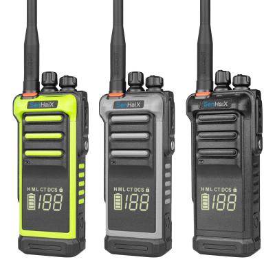 China 10W High Power UHF Senhaix DMR Radio GT--10D with Hidden Display Rainproof Digital and Analog Transceiver 3000mAh for sale