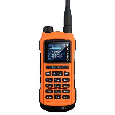 China Ham Walkie Talkie UHF VHF Radio HT Rugged Dual Band Dual Band Radio 5w USB Charging 1750mAh Security for sale