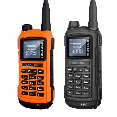 China Wholesales 5w Walkie Talkie VHF/UHF 8800 1750mAh UV SenHaiX Long Range Dual Band CB Radio Two Way Amateur Radio for sale