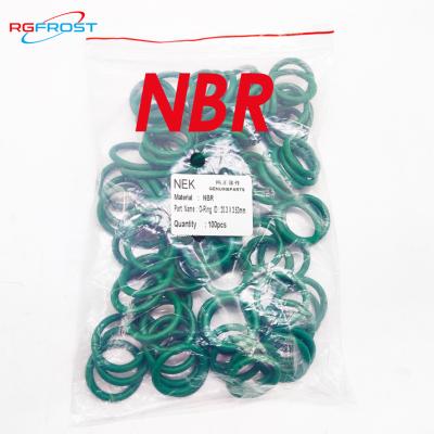 China Auto AC Compressor 100PCS (20.3*3.53mm) R134a NBR Rubber O Ring Gasket Kit, High Temperature Resistance For Car Air Conditioning Valve for sale