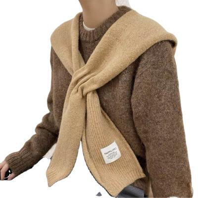 China Autumn/Winter Korea Soft Korean Style Knitted Fuzzy Scarf for sale