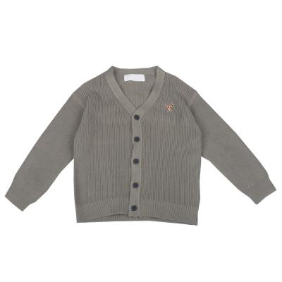 China Custom cashmere knitted cardigan OEM knitwear monster jacquard sweaters for baby boy 2022 for sale