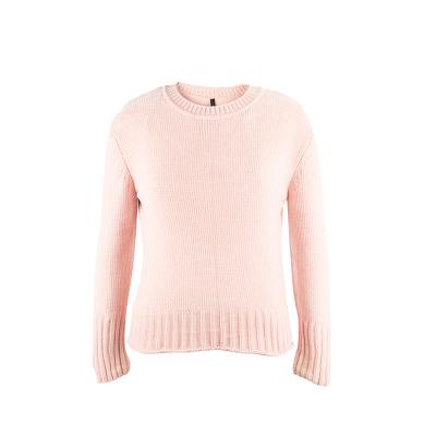 China Factory Sale Low Price Fashion Women Soft V-Neck Knitted Chenille Sweater for sale