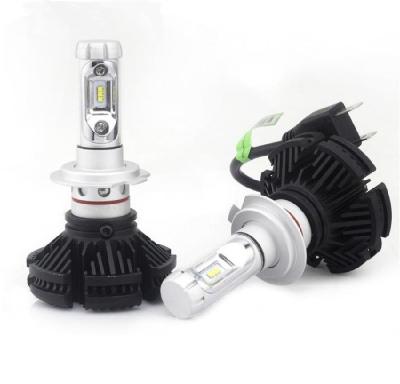 China H4 led cheap car headlights X3 9005 H8 H4 50W 6000LM led headlight bulb for car Alexander 126H for sale