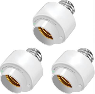 China Residential Smart WiFi Light Bulb Socket E27 Bulb Adapter Radio Smart Control Lamp Holder Compatible with Alexa, APP Outdoor for sale