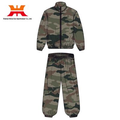 China Custom Sizes Sport Training To Camouflage Exercise Sauna Unisex Suit FS002 for sale