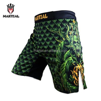 China Spandex / Polyester Clean Design Custom Polyester 4 Way Stretch Boxing Muttahida Majlis-e-Amal Shorts for sale