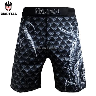 China Spandex/polyester custom sport bjj China factory OEM service printing Muttahida Majlis-e-Amal martial shorts for sale