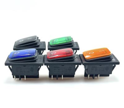 China Boat Switch KCD4 35A High Power And High Current Waterproof Four-pin Boat Switch KCD4 Four-pin Switch for sale