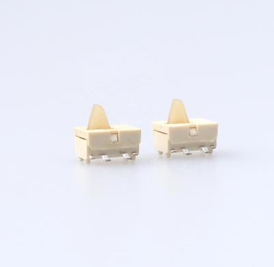 China KFC-VT-07D Triangle Limit Travel 3 Pins With Post Detector Switch Micro Reset White High Temperature SMT KFC-VT-07D for sale