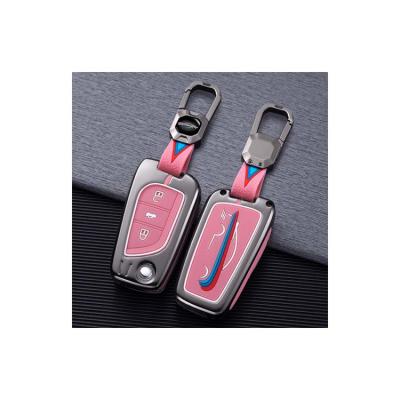 China China Suppliers Manufacturer Folding Ford Zinc Alloy Car Key Case Simple Silicone Professional Car Key Case For Ford A for sale