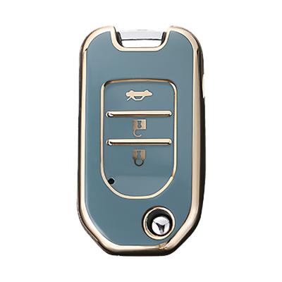 China New Environmentally Friendly Soft Key Case Key Cover Tpu Car Key Accessories Listing For Honda for sale