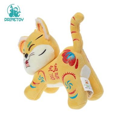 China Gift Factory New Year Wholesale Stuffed Plush Toys Simulation Tiger Plush Soft Pillow Doll for sale