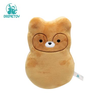 China Custom Gift Plush Toy Stuffed Brown Bear Doll Baby Soft Stuffed Animal Pillow for sale