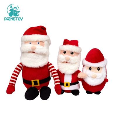 China Baby Toy Plush Christmas Santa Claus Snowman Deer Bear Penguin Plush Toy Doll Customized Gift for sale