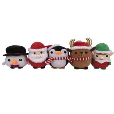 China Christmas gift plush toy for baby: Santa Reindeer with hat for sale