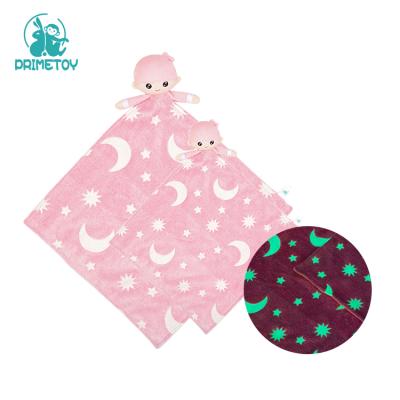 China Wholesale Magic Gift Throw Blanket Glowing Soothe Luminous Plush Flannel Bed Blankets for sale