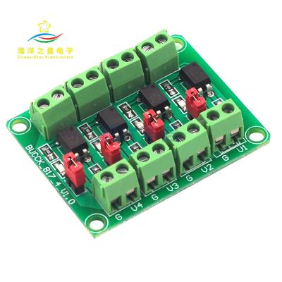 China 817 Optical Coupler 4 Way Voltage Isolation Board Voltage Control Switch Module Isolation Optical Module Relay Protector Dual for sale