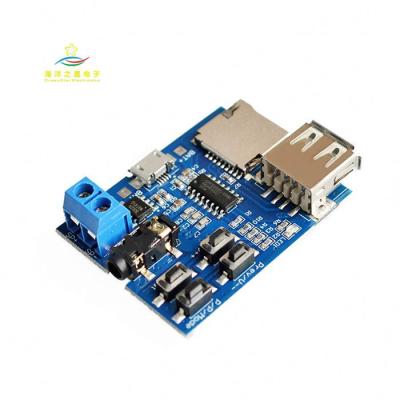 China TF card U disk player built-in decode player mp3 amplifier mp3 decoder board module 16 lossless relay module for sale