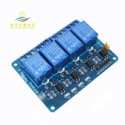 China 5V 4 Channel Relay Modules Control Board with Optical Coupler Relay Control Board PLC Relay 4 Channel Module 4 Channel Relay Modules for sale