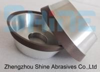 China 100 mm 11V9-70° Ruedas de copa de diamantes de resina de unión para afilar carburo en venta