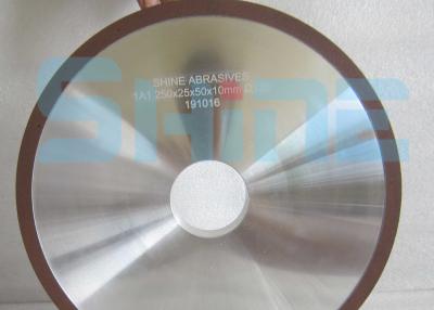 China 25mm Dikte 1A1 Diamond Wheels 250mm Cbn Scherpend Wiel Te koop