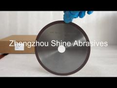 Resin Bond 1A1R Diamond Cutting Wheels For Solid Carbide Materials