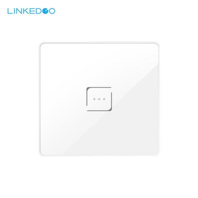 China LinkedGo 1/2/4 Gang Glass Panel Zwave Smart Wifi Wall Touch Switch Smart Switch for sale