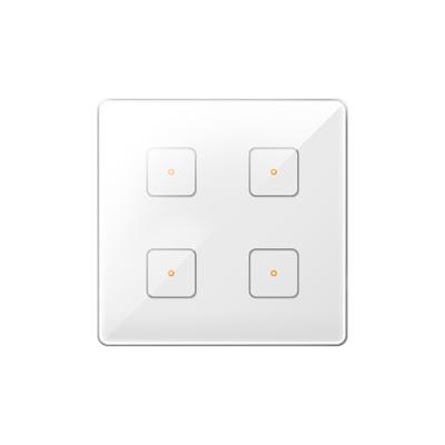 China LinkedGo 1/2/4 Gang Smart Switch Remote Control Zwave Smart Wifi Wall Touch Switch for sale