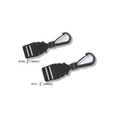 China User Friendly Free Samples Tactical Safety Button Side Release Buckles With Snap Swivel Hook for sale