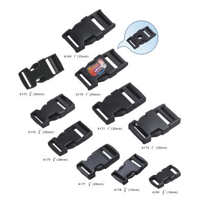 China Factory direct wholesale China horizontal plane zipper side version buckles universal custom logo side version buckles for sale