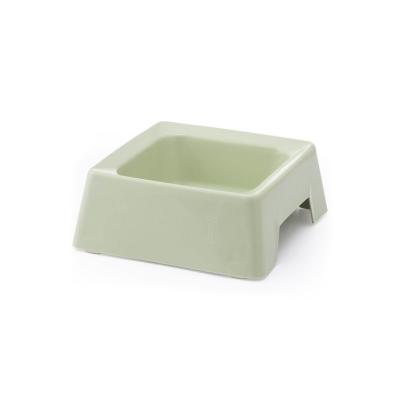 China Wholesale Sustainable Durable Plastic Bowl Square Smart Dog Carrier Dog Food Containers for sale