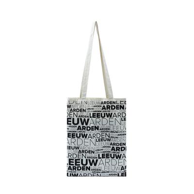 China Custom Reusable Durable/Recyclable/Folding Tote Cartoon Logo Printed Shopping White Lady Tote Bag Girl 20 oz Cotton Canvas for sale