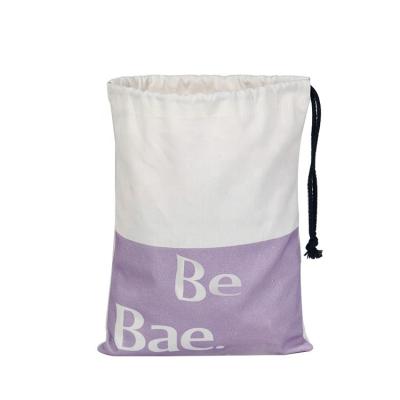 China Eco-Friendly Large Size Canvas Cotton Garment Drawstring Dust Bags For Handbag for sale