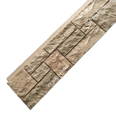 China Seems Natural And Light Beige Colored Faux 3D Stone Wall Paneling for sale