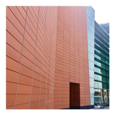 China Terracotta Facade Terracotta Panel With Aluminum Beam for sale