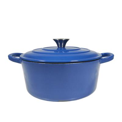 China OEM / ODM Amazon Trend Stick Enamel Sustainable Cast Iron Non Cookware Sets Casserole for sale