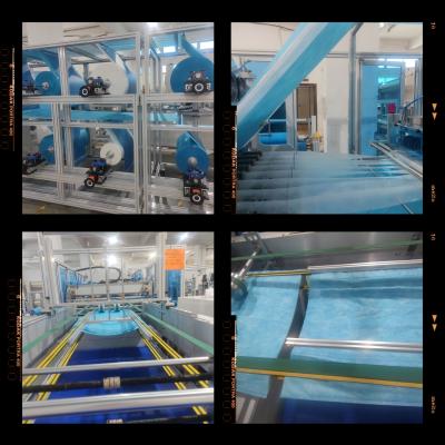 China 12KW Outer Trapezoidal Air Filter Bag Making Machine for sale