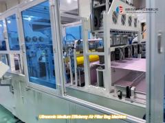 6kw 5-7m/min advanced machinery for ultrasonic medium efficiency air filter bag production