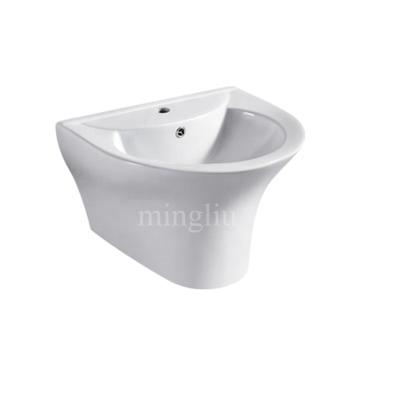 China Modern Hot Selling Good Quality Bathroom Wall Hung Basin Sink for sale