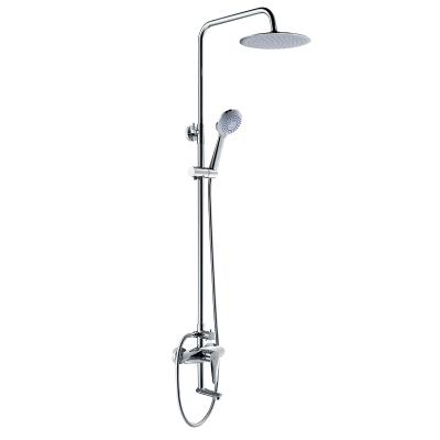 China With slide bar hot sale good quality modern stainless steel sanitaryware shower faucet set for bathroom for sale