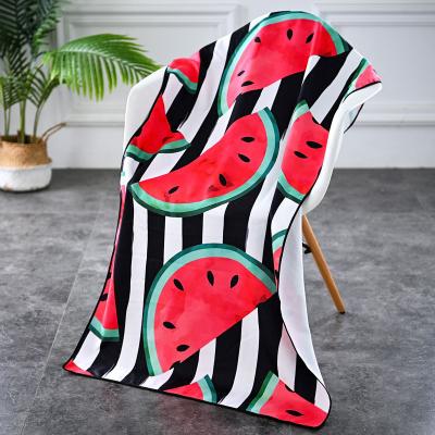 China Child safe beach towel does not touch sand fabric soft skin does not stimulate can be foreign trade customized wholesale quantity large for sale