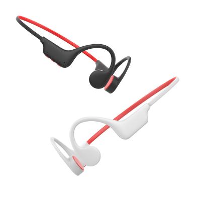 China Real Osteoconductive Bone Conduction Headphones BT5.3 IPX8 Ear Hook HD Call Neckband Earphone Waterproof Headsets For Sports for sale