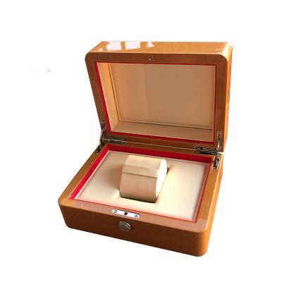 China Biodegradable Jewelry Package Boxes Handmade Material Redwood Watch Packaging Gift Wooden Box Customized for sale